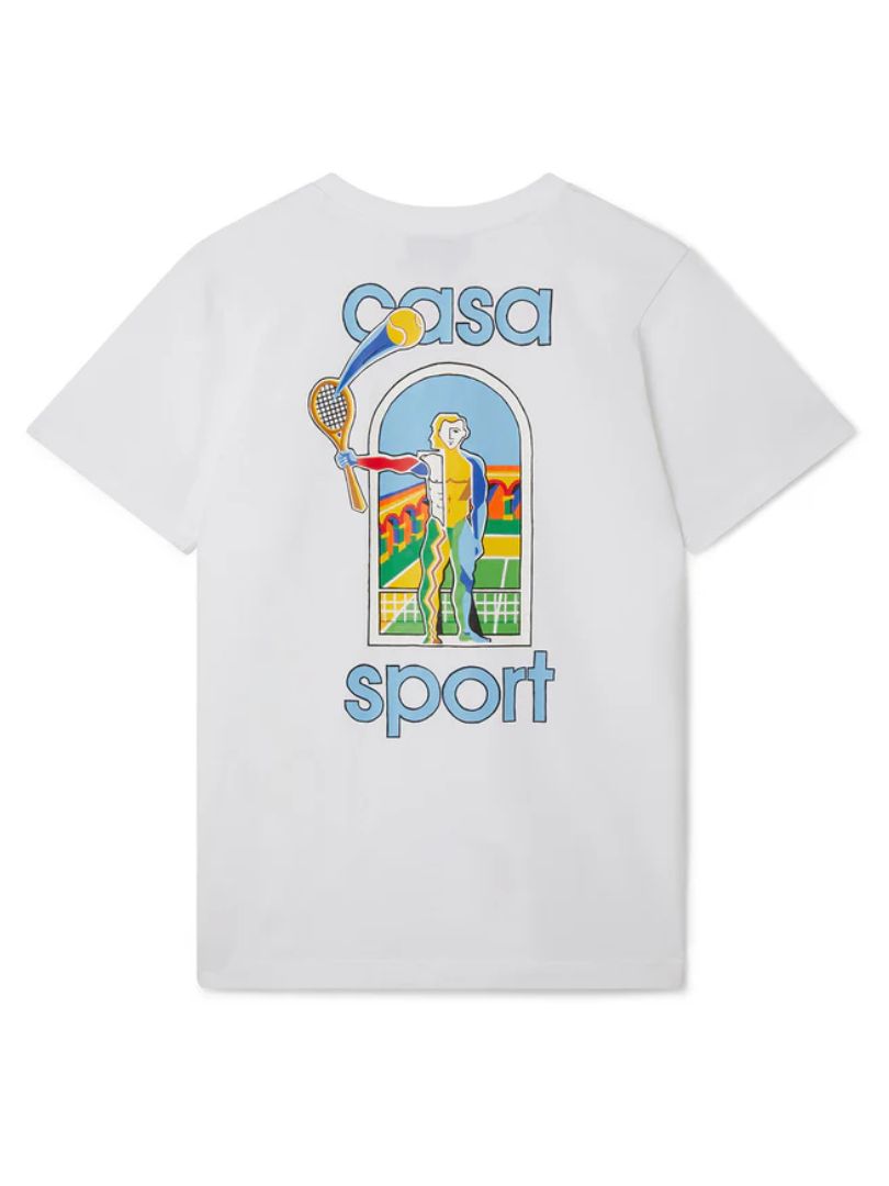 Casablanca Tshirt MS24-JTS-001 01-WHITE wholesale Casablanca Tshirt MS24-JTS-001 01-WHITE wholesale